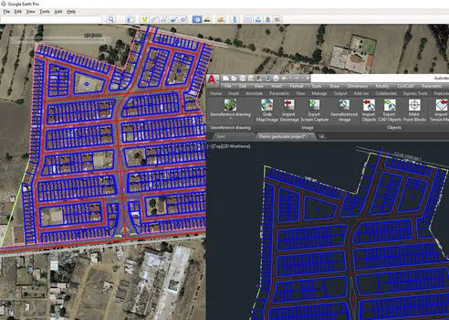 Export AutoCAD objects to Google Earth™