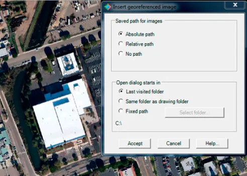 Insertar imágenes georeferenciadas